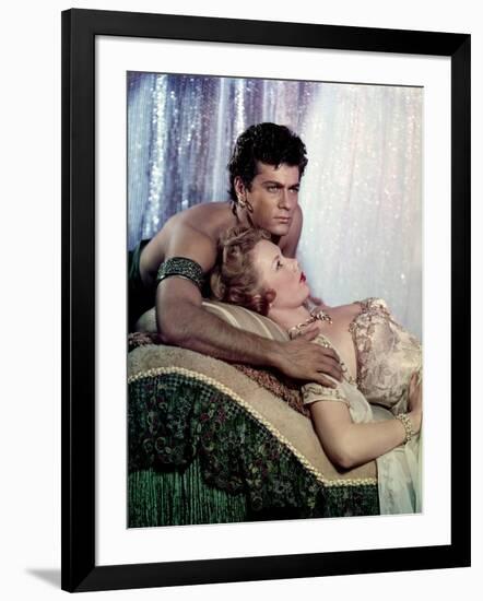 Le Voleur by Tanger THE PRINCE WHO WAS A THIEF by RudolphMate with Piper Laurie and Tony Curtis, 19-null-Framed Photo