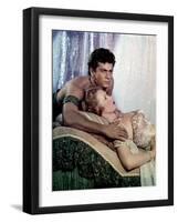 Le Voleur by Tanger THE PRINCE WHO WAS A THIEF by RudolphMate with Piper Laurie and Tony Curtis, 19-null-Framed Photo