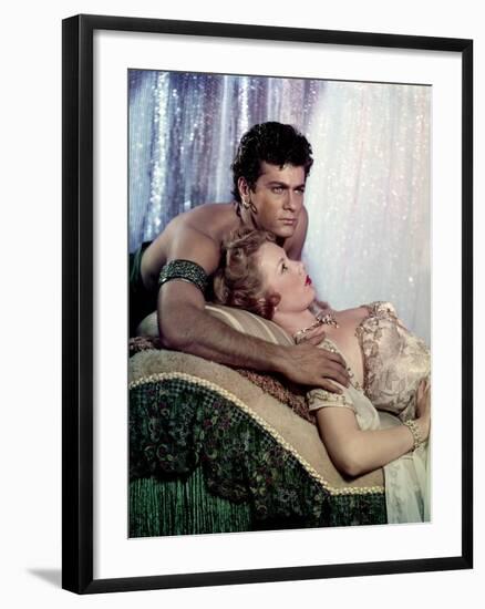 Le Voleur by Tanger THE PRINCE WHO WAS A THIEF by RudolphMate with Piper Laurie and Tony Curtis, 19-null-Framed Photo