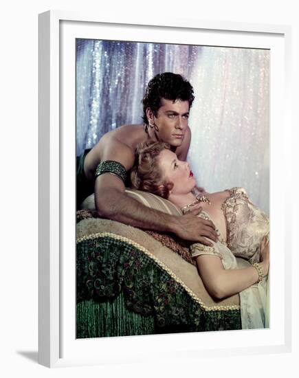 Le Voleur by Tanger THE PRINCE WHO WAS A THIEF by RudolphMate with Piper Laurie and Tony Curtis, 19-null-Framed Photo