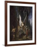 Le Voyageur ou Oedipe voyageur ou l'Egalité devant la mort-Gustave Moreau-Framed Giclee Print