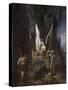 Le Voyageur ou Oedipe voyageur ou l'Egalité devant la mort-Gustave Moreau-Stretched Canvas