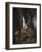 Le Voyageur ou Oedipe voyageur ou l'Egalité devant la mort-Gustave Moreau-Framed Giclee Print