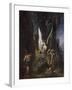 Le Voyageur ou Oedipe voyageur ou l'Egalité devant la mort-Gustave Moreau-Framed Giclee Print