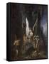 Le Voyageur ou Oedipe voyageur ou l'Egalité devant la mort-Gustave Moreau-Framed Stretched Canvas