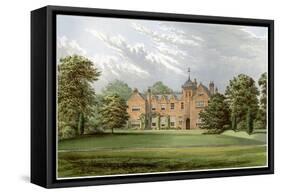 Lea, Lincolnshire, Home of Baronet Anderson, C1880-Benjamin Fawcett-Framed Stretched Canvas