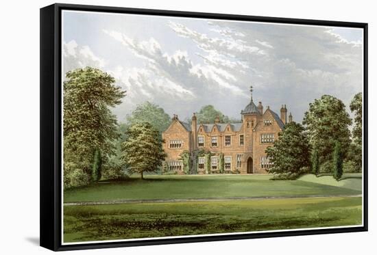 Lea, Lincolnshire, Home of Baronet Anderson, C1880-Benjamin Fawcett-Framed Stretched Canvas