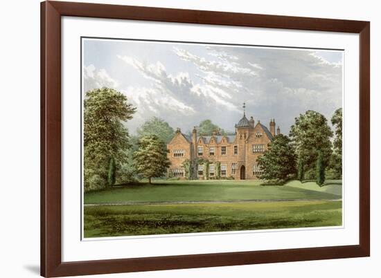 Lea, Lincolnshire, Home of Baronet Anderson, C1880-Benjamin Fawcett-Framed Giclee Print