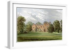 Lea, Lincolnshire, Home of Baronet Anderson, C1880-Benjamin Fawcett-Framed Giclee Print