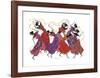 Lead Dancer in Purple Gown-Augusta Asberry-Framed Giclee Print