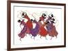 Lead Dancer in Purple Gown-Augusta Asberry-Framed Giclee Print