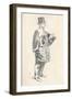 Lead Pencil Sketch by Phil May, C19th Century (1903-1904)-Philip William May-Framed Giclee Print