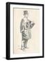 Lead Pencil Sketch by Phil May, C19th Century (1903-1904)-Philip William May-Framed Giclee Print