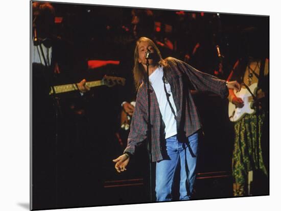 Lead Singer Axl Rose of the Rock Group Guns N' Roses-null-Mounted Premium Photographic Print