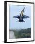 Lead Solo Pilot of the Blue Angels Performs a High Performance Climb-Stocktrek Images-Framed Photographic Print