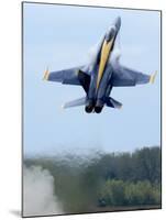 Lead Solo Pilot of the Blue Angels Performs a High Performance Climb-Stocktrek Images-Mounted Photographic Print