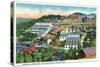 Lead, South Dakota, Aerial View of the Homestake Mining Co Mills and Shops-Lantern Press-Stretched Canvas