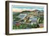 Lead, South Dakota, Aerial View of the Homestake Mining Co Mills and Shops-Lantern Press-Framed Art Print