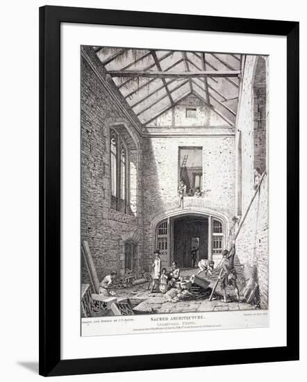 Leadenhall Chapel, London, 1814-John Thomas Smith-Framed Giclee Print