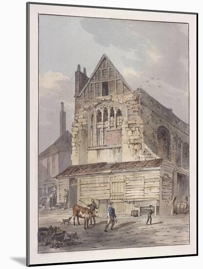 Leadenhall Chapel, London, C1810-George Shepherd-Mounted Giclee Print