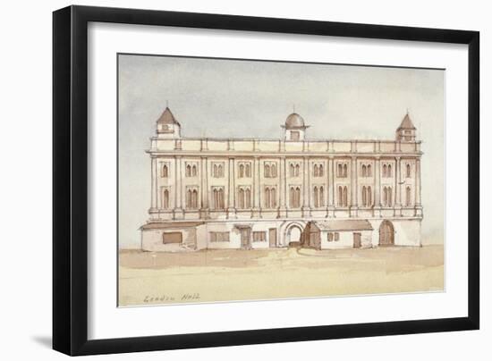 Leadenhall, City of London, 1850-Thomas Colman Dibdin-Framed Giclee Print