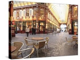 Leadenhall Market, City of London, London, England, United Kingdom, Europe-Vincenzo Lombardo-Stretched Canvas