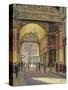 Leadenhall Market - the Crossroads-Julian Barrow-Stretched Canvas