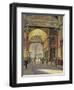 Leadenhall Market - the Crossroads-Julian Barrow-Framed Giclee Print