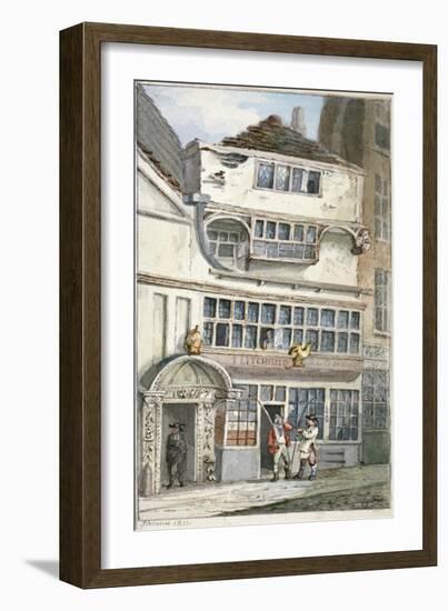 Leadenhall Street, City of London, 1811-John Nixon-Framed Giclee Print