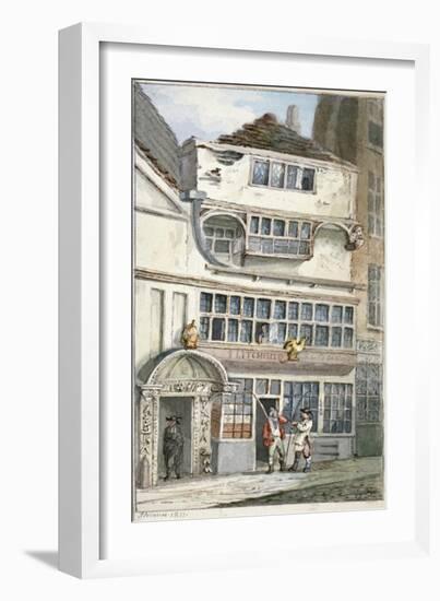 Leadenhall Street, City of London, 1811-John Nixon-Framed Giclee Print