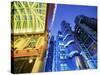 Leadenhall Street Market and Lloyds Building, London, England-Steve Vidler-Stretched Canvas