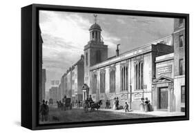 Leadenhall Street-Thomas H Shepherd-Framed Stretched Canvas