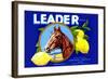Leader Brand Lemons-null-Framed Art Print