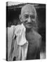 Leader of India, Mohandas Gandhi-Wallace Kirkland-Stretched Canvas