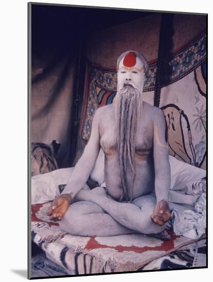 Leader of Sadhu Sect-Alfred Eisenstaedt-Mounted Photographic Print