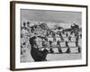 Leader of Tijuana Brass Herb Alpert Playing Trumpet During Filming for TV Show-Bill Ray-Framed Premium Photographic Print