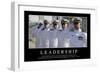 Leadership: Citation Et Affiche D'Inspiration Et Motivation-null-Framed Photographic Print