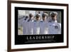 Leadership: Citation Et Affiche D'Inspiration Et Motivation-null-Framed Photographic Print