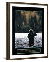 Leadership - Fly Fisherman-Unknown Unknown-Framed Photo