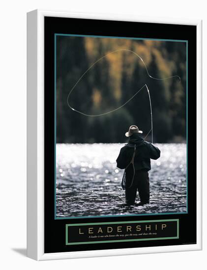 Leadership - Fly Fisherman-Unknown Unknown-Framed Photo