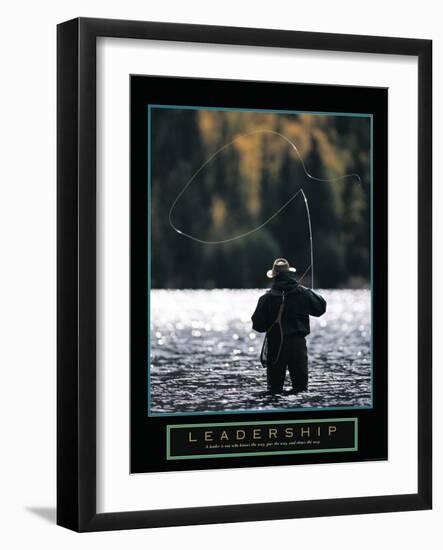 Leadership - Fly Fisherman-Unknown Unknown-Framed Photo