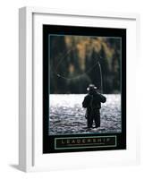 Leadership - Fly Fisherman-Unknown Unknown-Framed Photo