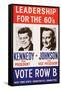 Leadership for the 60's - Vote Row B-New York State Democtratic Committee-Framed Stretched Canvas