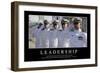 Leadership: Inspirational Quote and Motivational Poster-null-Framed Premium Photographic Print