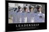 Leadership: Inspirational Quote and Motivational Poster-null-Mounted Premium Photographic Print