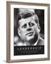 Leadership: JFK-null-Framed Art Print
