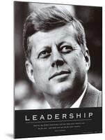 Leadership: JFK-null-Mounted Art Print