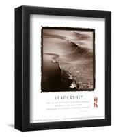 Leadership: Wave-null-Framed Art Print