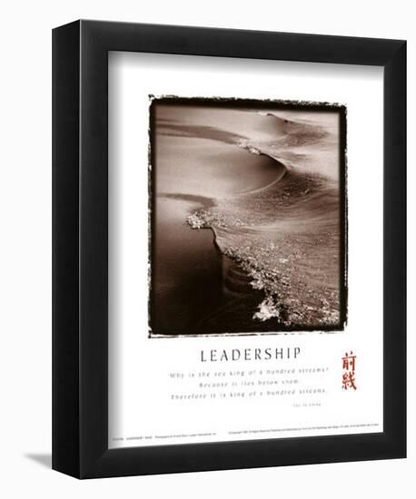 Leadership: Wave-null-Framed Art Print