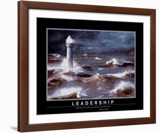 Leadership-null-Framed Art Print